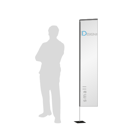 Beachflag Rechteck | Small (200 cm) | einseitig bedruckt