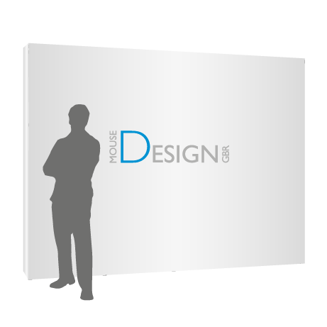 Textilfaltwand | 4 x 3 Felder gerade | einseitig bedruckt