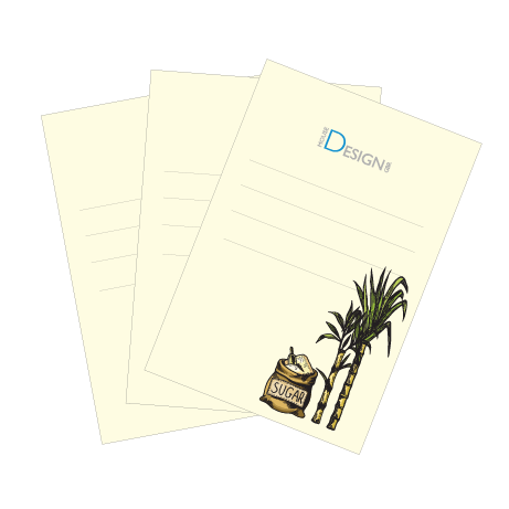 Briefpapier aus Zuckerrohr | DIN A4 | einseitig bedruckt