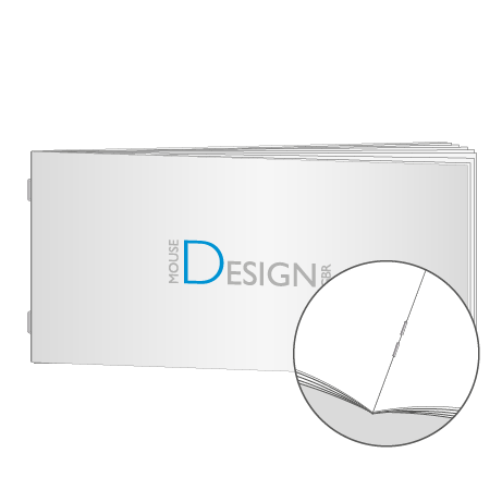 Broschüren Drahtheftung DIN lang