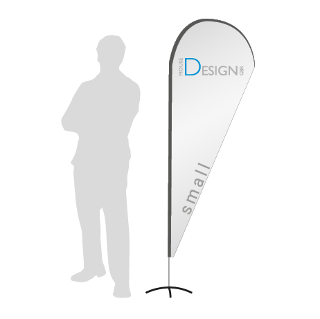 Beachflag Drop | Small (210 cm) | einseitig bedruckt