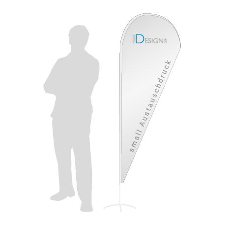 Beachflag Drop Austauschdruck | Small (210 cm) | einseitig bedruckt