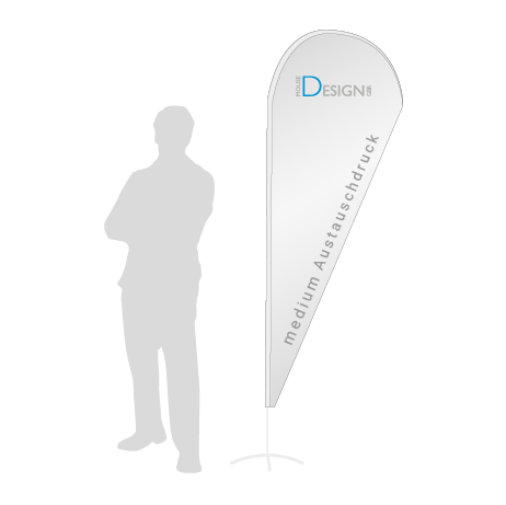 Beachflag Drop Austauschdruck | Medium (280 cm) | einseitig bedruckt